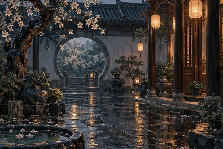 陪部长出差下雨